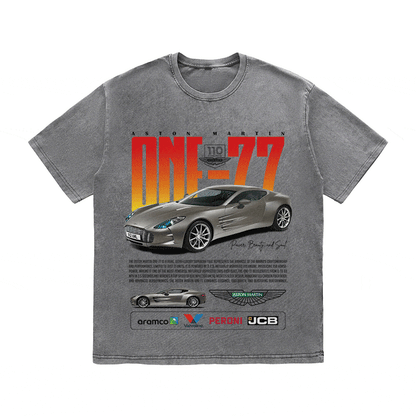 RDMCLOTHINGART tapestry hoodie ONE 77 HEAVY WEIGHT COTTON TEE-8834