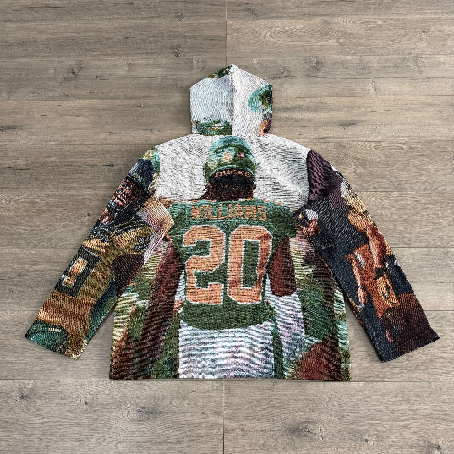 RDMCLOTHINGART tapestry hoodie OREGON TAPESTRY HOODIE