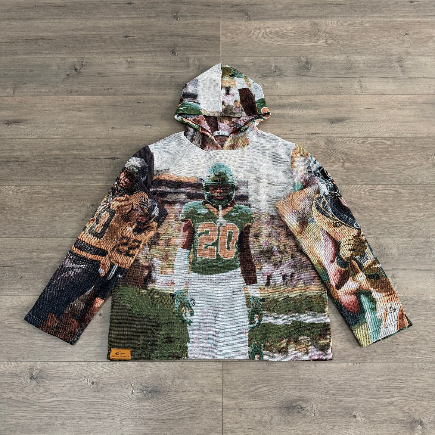 RDMCLOTHINGART tapestry hoodie OREGON TAPESTRY HOODIE