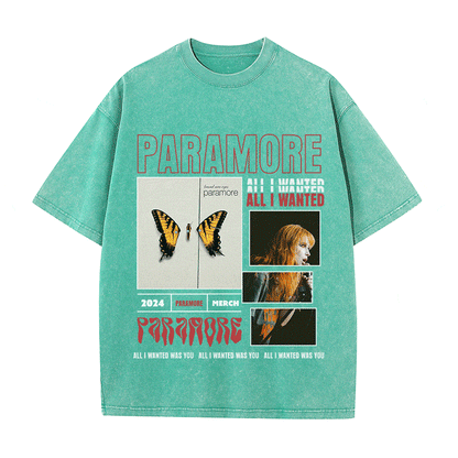 RDMCLOTHINGART tapestry hoodie PARAMORE HEAVY WEIGHT COTTON TEE-9014