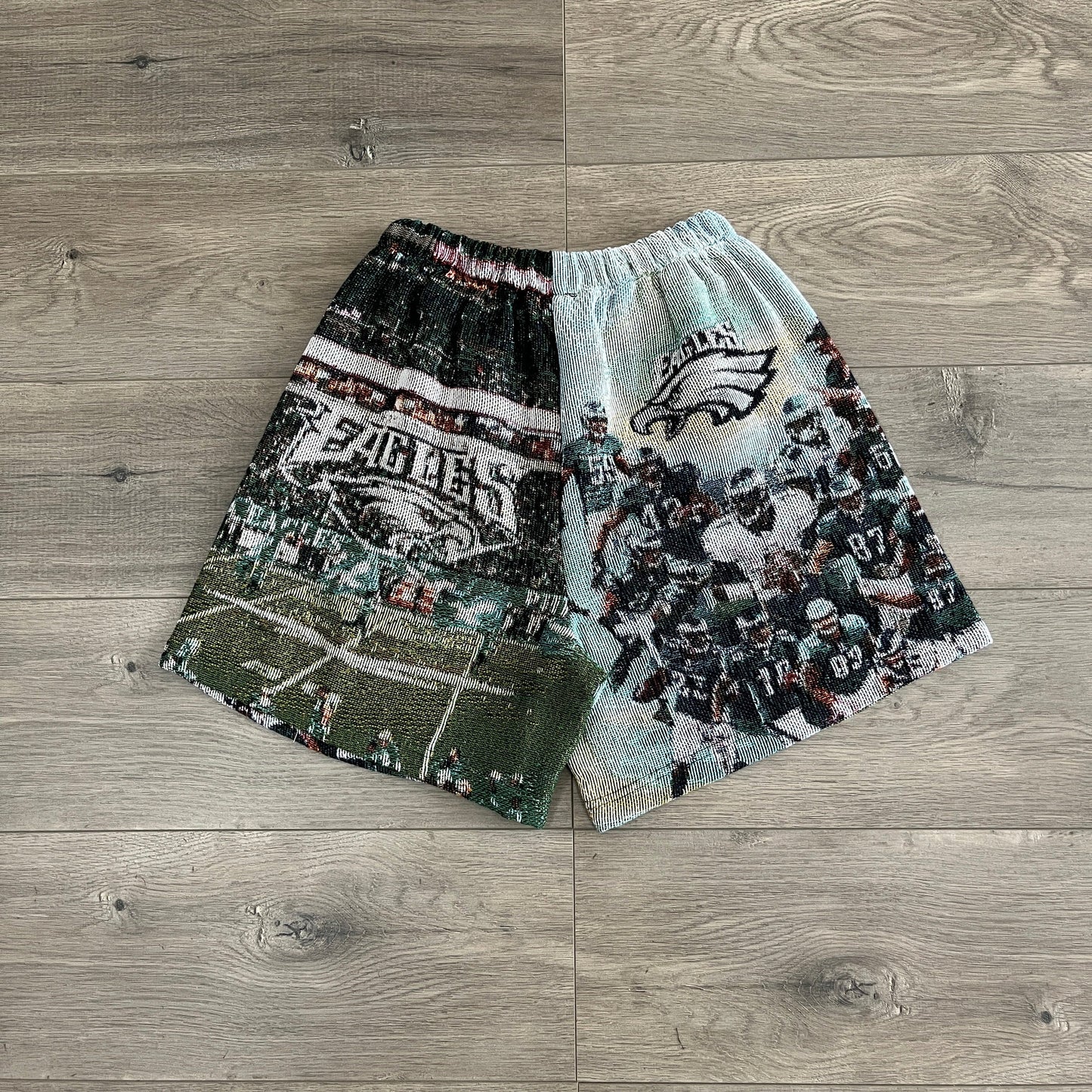 RDMCLOTHINGART tapestry hoodie PHILADELPHIA EAGLES TAPESTRY SHORTS