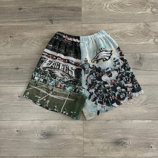 RDMCLOTHINGART tapestry hoodie PHILADELPHIA EAGLES TAPESTRY SHORTS