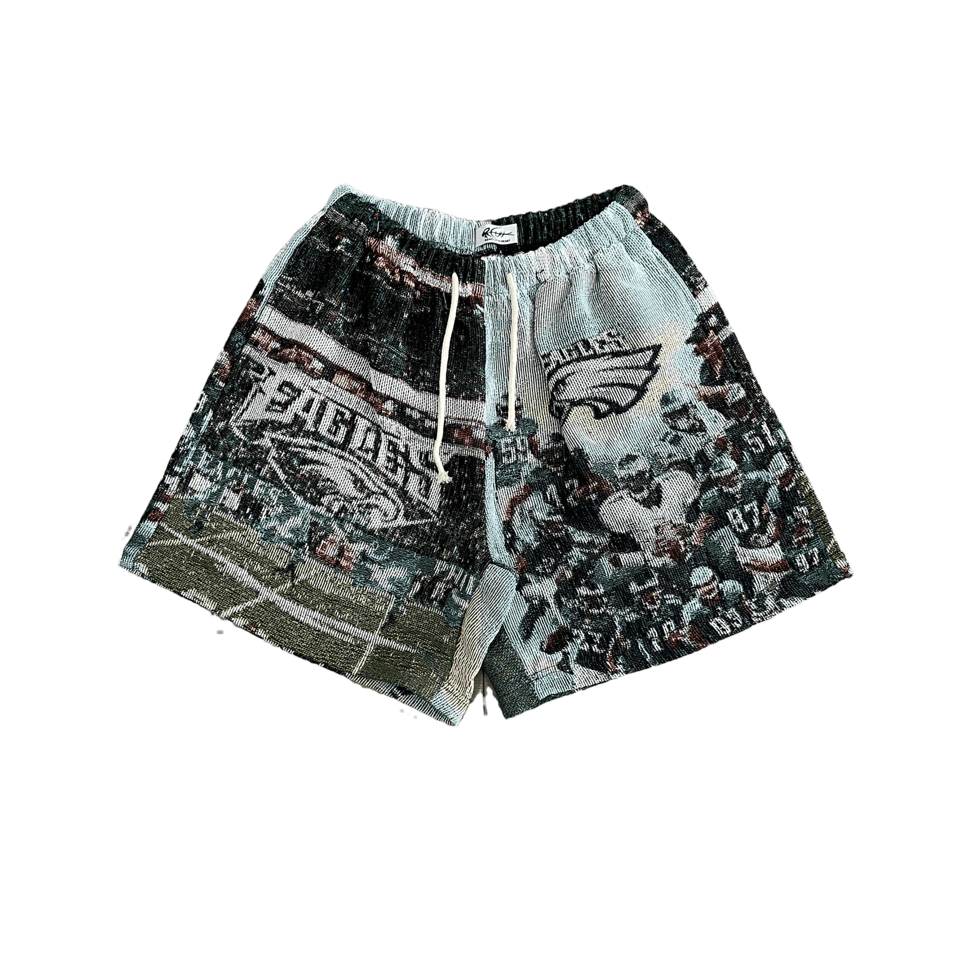 RDMCLOTHINGART tapestry hoodie PHILADELPHIA EAGLES TAPESTRY SHORTS