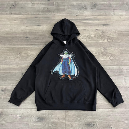 PICCOLO TAPESTRY PATCH HOODIE-9081 - RDMCLOTHINGART