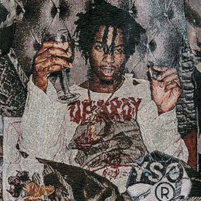 RDMCLOTHINGART tapestry hoodie PLAYBOI TAPESTRY JACKET