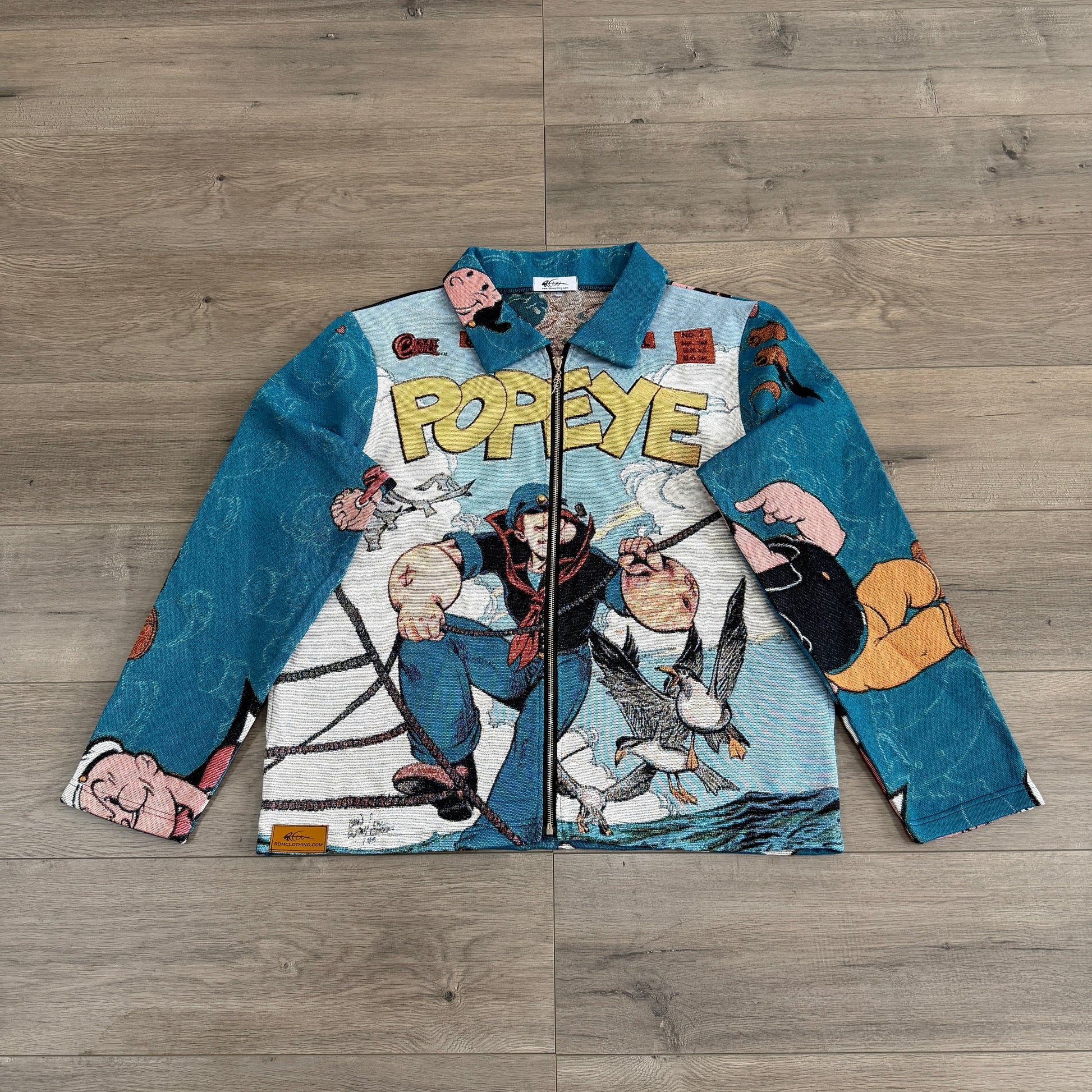 RDMCLOTHINGART tapestry hoodie POPEYE TAPESTRY JACKET