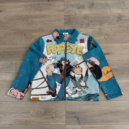 RDMCLOTHINGART tapestry hoodie POPEYE TAPESTRY JACKET