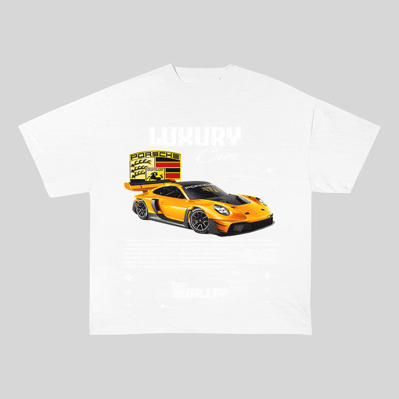 RDMCLOTHINGART tapestry hoodie PORSHE HEAVY WEIGHT COTTON TEE-9110