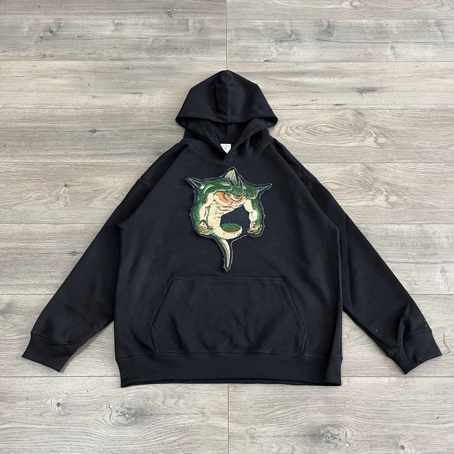 PORUNGA TAPESTRY PATCH HOODIE-9077 - RDMCLOTHINGART