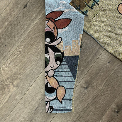 POWERPUFF GIRLS TAPESTRY JACKET - RDMCLOTHINGART
