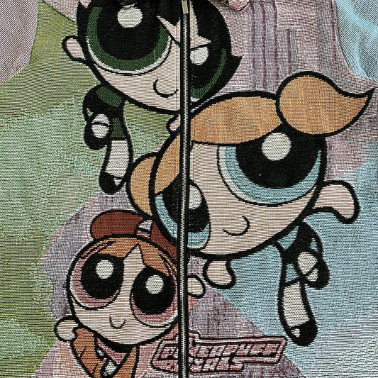 RDMCLOTHINGART tapestry hoodie POWERPUFF GIRLS  TAPESTRY TEE