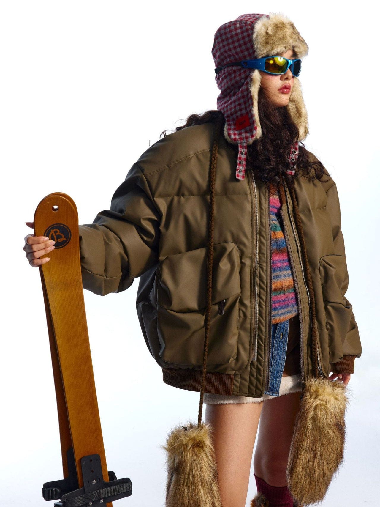 RDMCLOTHINGART tapestry hoodie PUFF COAT 9201