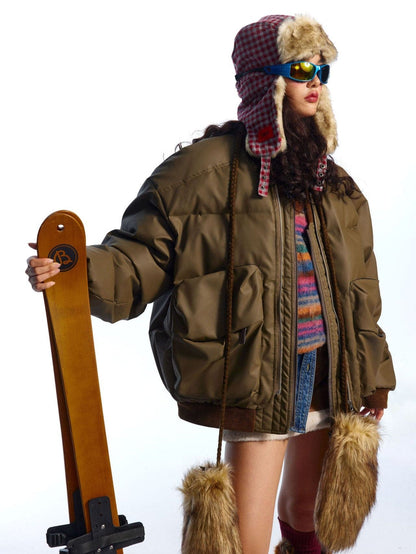 RDMCLOTHINGART tapestry hoodie PUFF COAT 9201