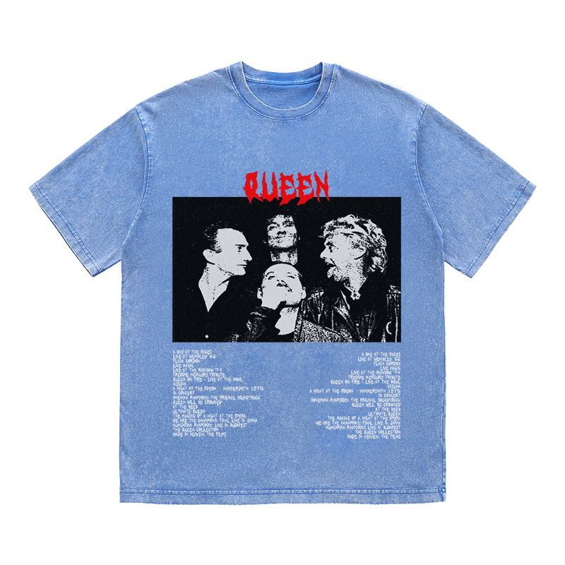 RDMCLOTHINGART tapestry hoodie QUEEN HEAVY WEIGHT COTTON TEE-8916