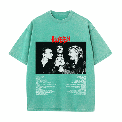 RDMCLOTHINGART tapestry hoodie QUEEN HEAVY WEIGHT COTTON TEE-8916