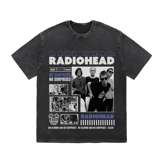 RDMCLOTHINGART tapestry hoodie RADIOHEAD HEAVY WEIGHT COTTON TEE-9017