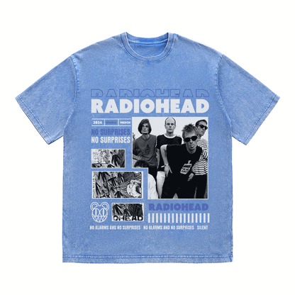 RDMCLOTHINGART tapestry hoodie RADIOHEAD HEAVY WEIGHT COTTON TEE-9017
