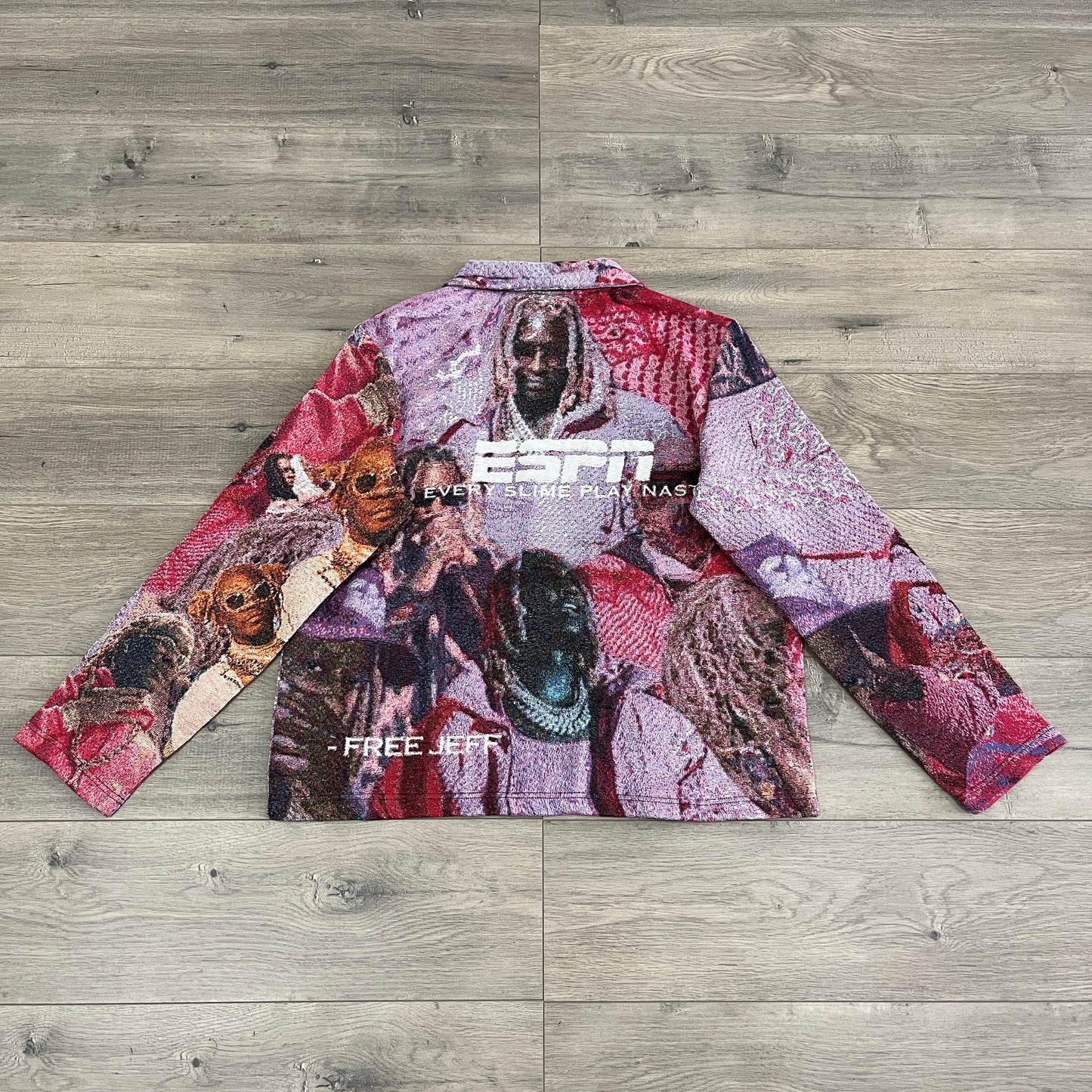 RED FREE YSL TAPESTRY JACKET - RDMCLOTHINGART