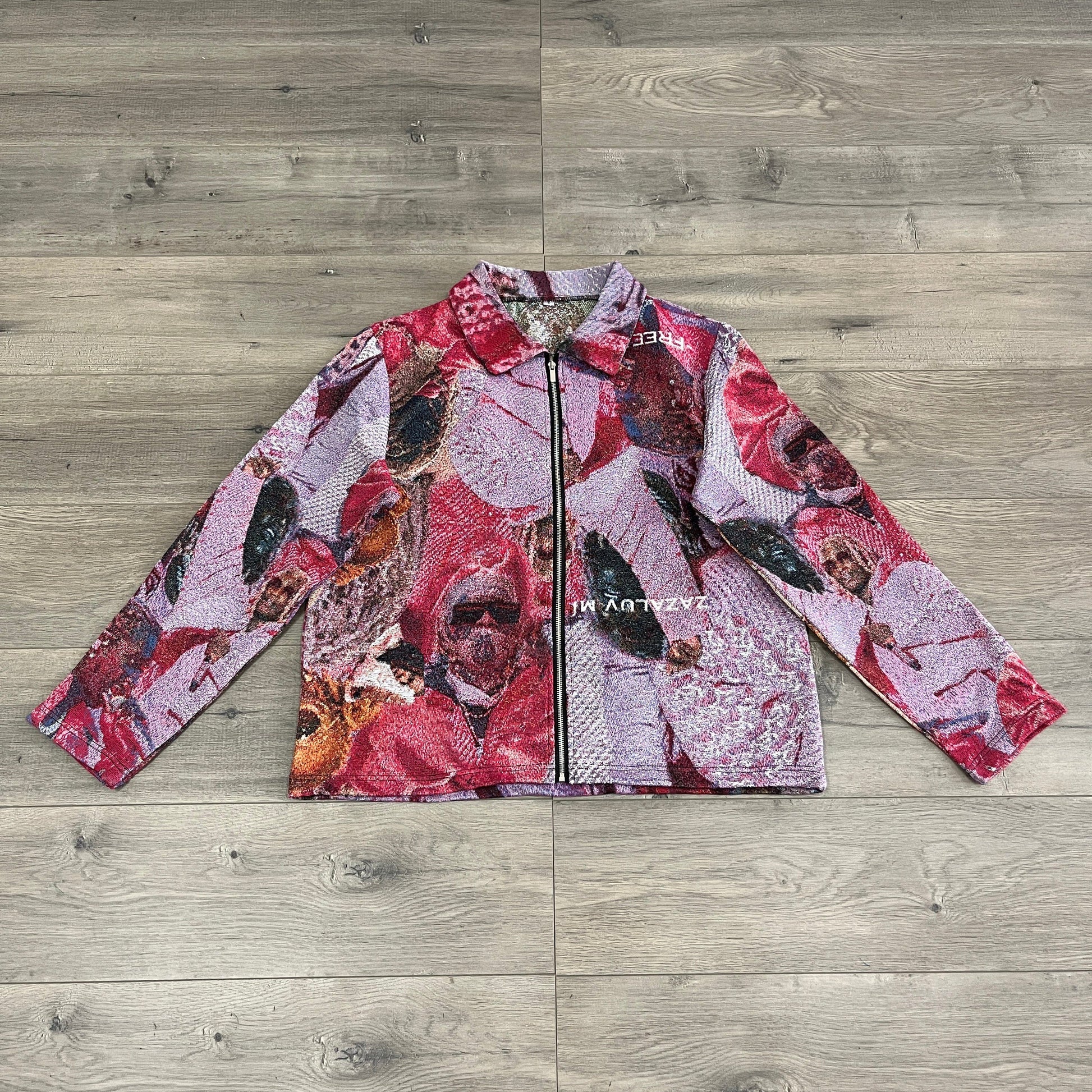 RED FREE YSL TAPESTRY JACKET - RDMCLOTHINGART