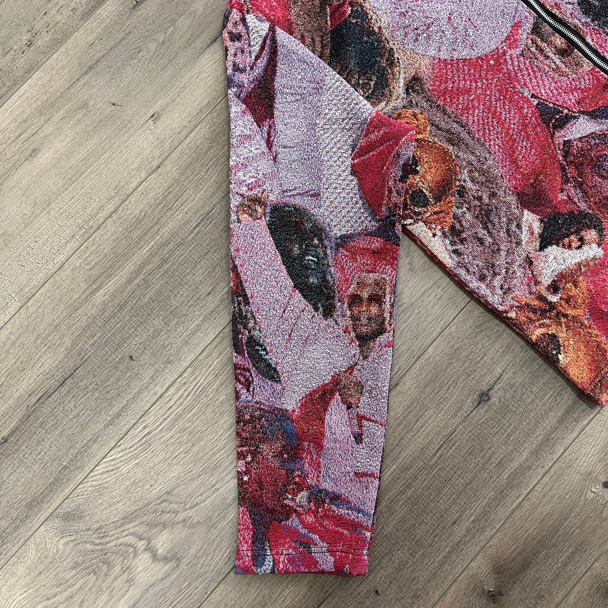 RED FREE YSL TAPESTRY JACKET - RDMCLOTHINGART