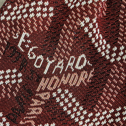 RED GY TAPESTRY SHORTS - RDMCLOTHINGART