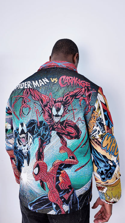 RED SPIDER V2 TAPESTRY JACKET - RDMCLOTHINGART