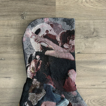 RDMCLOTHINGART tapestry hoodie RED VELVET TAPESTRY HOODIE