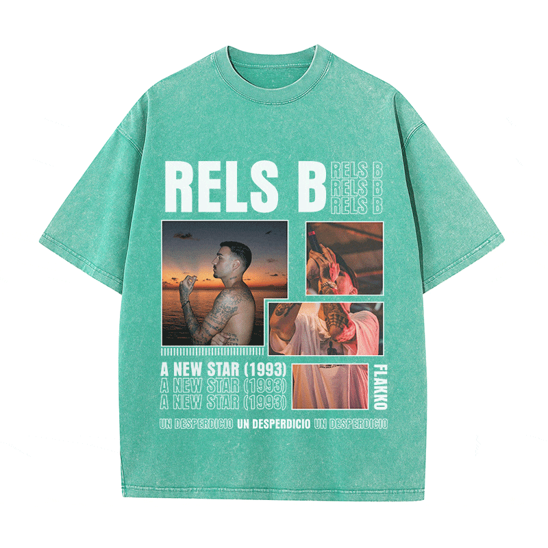 RDMCLOTHINGART tapestry hoodie RELS B 2 HEAVY WEIGHT COTTON TEE-9018