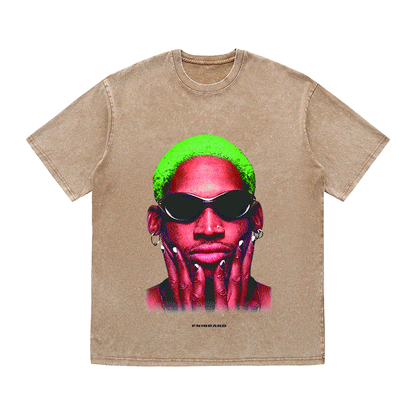 RDMCLOTHINGART tapestry hoodie RODMAN HEAVY WEIGHT COTTON TEE-9314