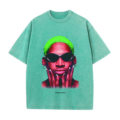 RDMCLOTHINGART tapestry hoodie RODMAN HEAVY WEIGHT COTTON TEE-9314