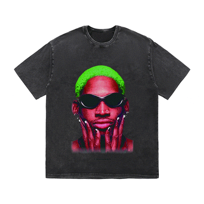 RDMCLOTHINGART tapestry hoodie RODMAN HEAVY WEIGHT COTTON TEE-9314