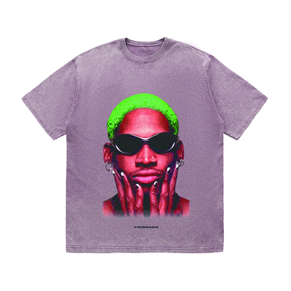 RDMCLOTHINGART tapestry hoodie RODMAN HEAVY WEIGHT COTTON TEE-9314
