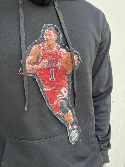 ROSE TAPESTRY PATCH HOODIE-9029 - RDMCLOTHINGART