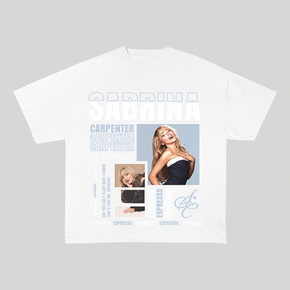 RDMCLOTHINGART tapestry hoodie SABRINA CARPENTER HEAVY WEIGHT COTTON TEE-9019