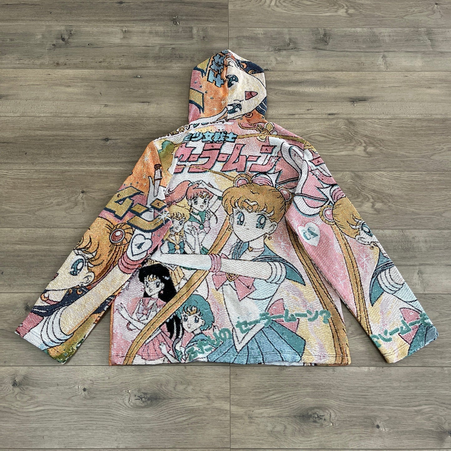 SAILOR MOON TAPESTRY HOODIE - RDMCLOTHINGART