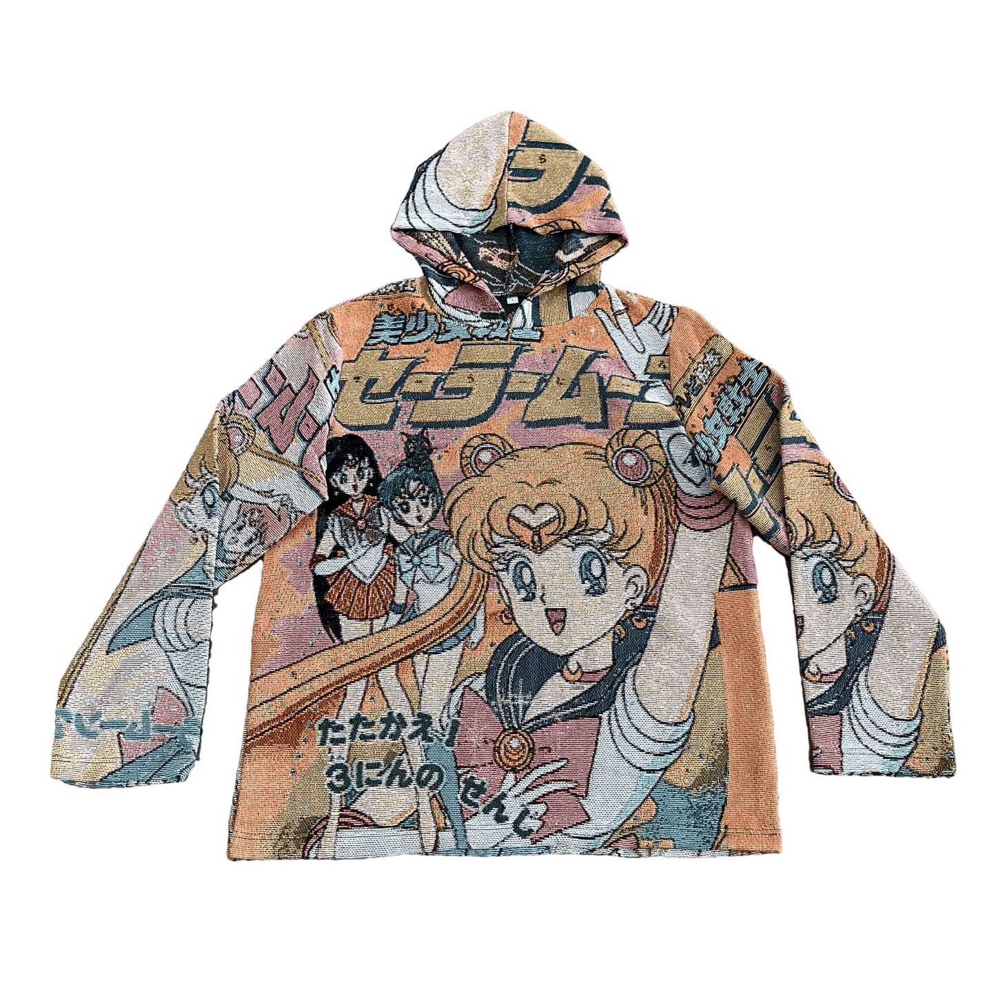SAILOR MOON TAPESTRY HOODIE - RDMCLOTHINGART