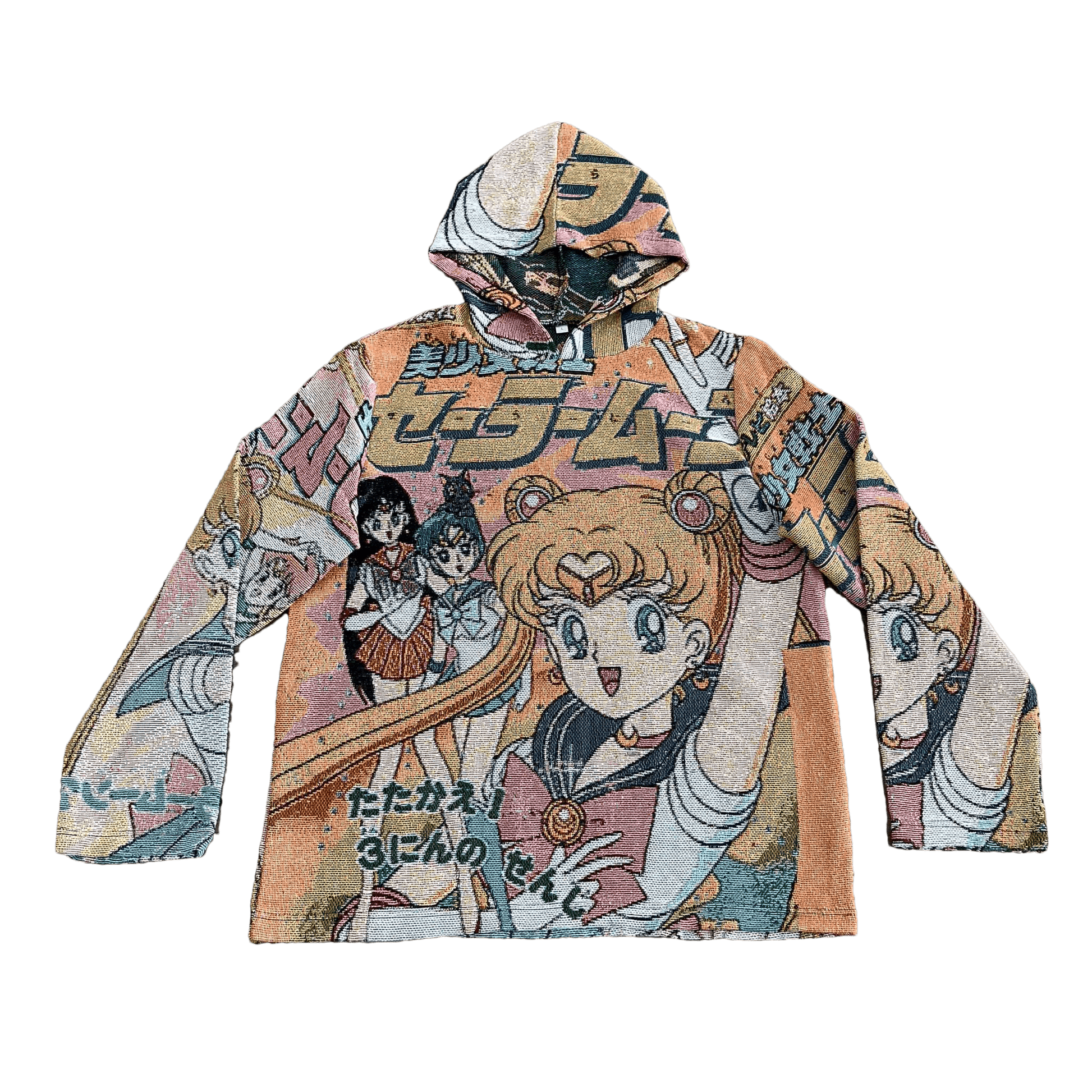 SAILOR MOON TAPESTRY HOODIE - RDMCLOTHINGART