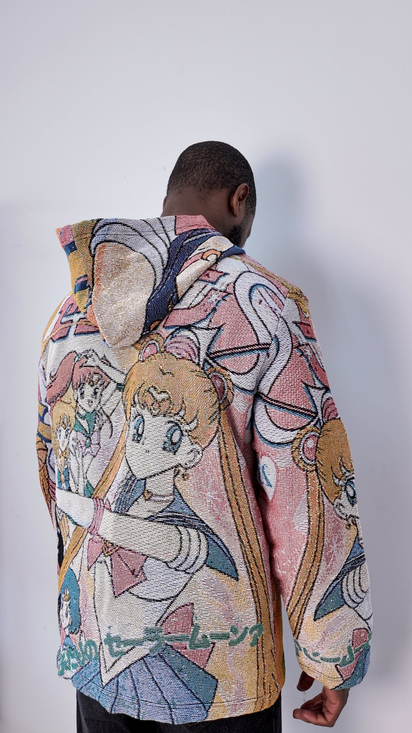 SAILOR MOON TAPESTRY HOODIE - RDMCLOTHINGART