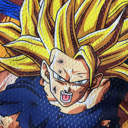 RDMCLOTHINGART tapestry hoodie SAIYAN COLLECTION MESH SHORTS-8683