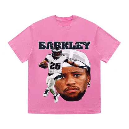 RDMCLOTHINGART tapestry hoodie SAQUON BARKLEY HEAVY WEIGHT COTTON TEE-9080
