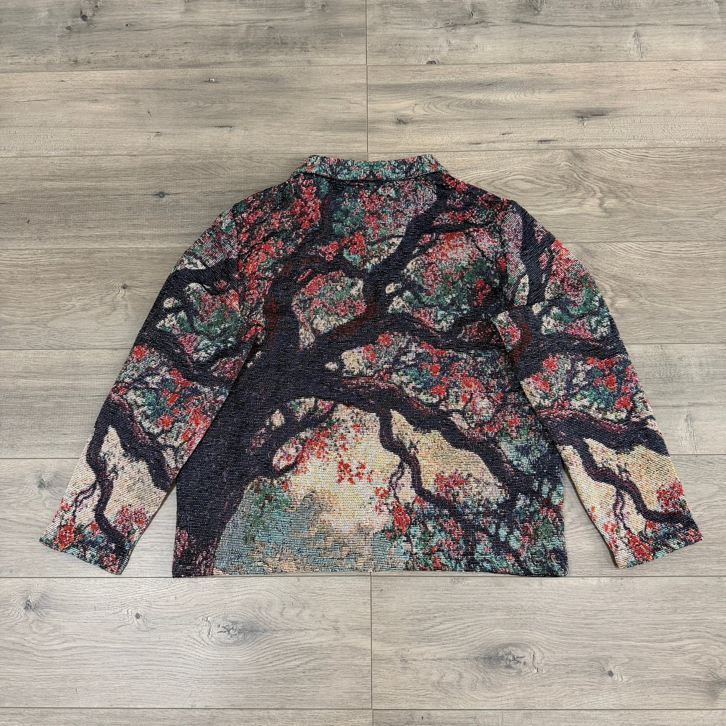 RDMCLOTHINGART tapestry hoodie SAVIOR IN THE SAKURA TAPESTRY JACKET