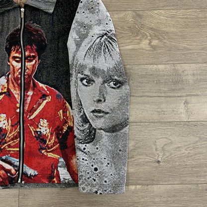 SCARFACE 1983 TAPESTRY JACKET - RDMCLOTHINGART