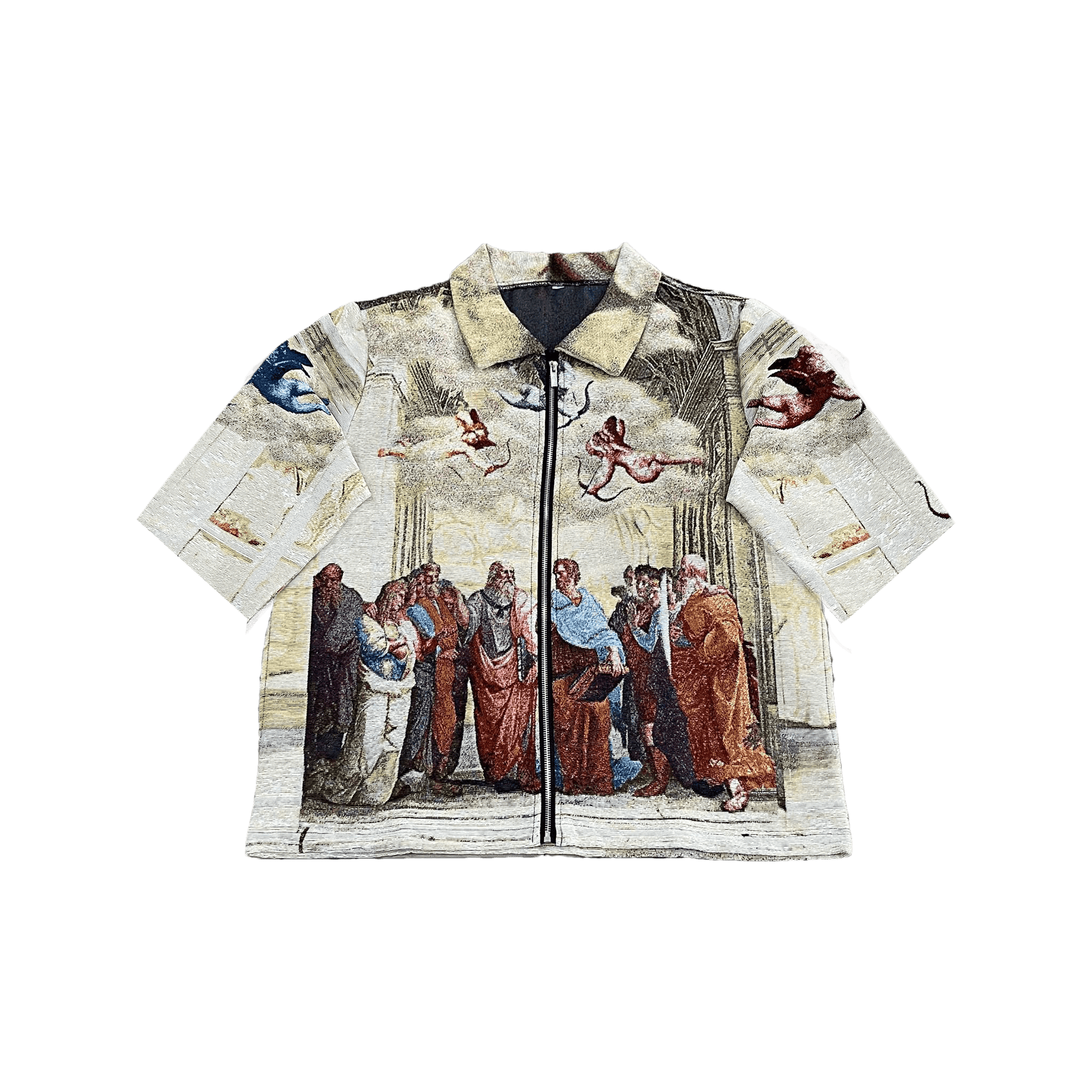 RDMCLOTHINGART tapestry hoodie SCHOOL ATHENS TAPESTRY TEE