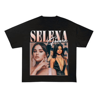 RDMCLOTHINGART tapestry hoodie SELENA HEAVY WEIGHT COTTON TEE-8869