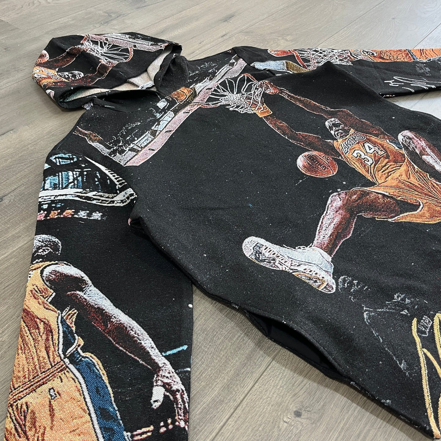 RDMCLOTHINGART tapestry hoodie SHAQ TAPESTRY HOODIE
