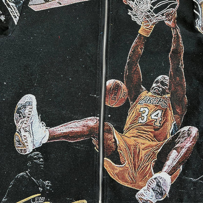 RDMCLOTHINGART tapestry hoodie SHAQ TAPESTRY JACKET