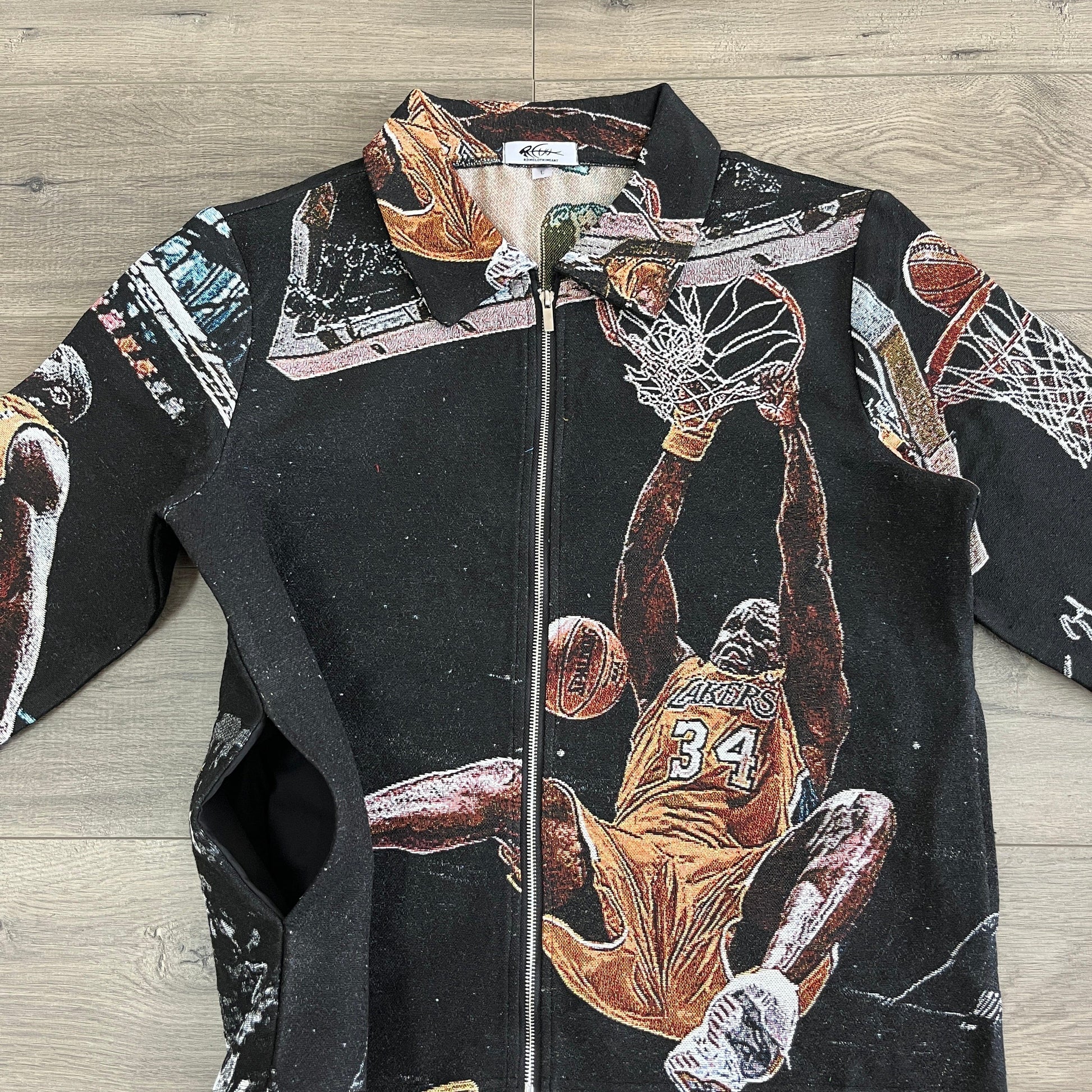 RDMCLOTHINGART tapestry hoodie SHAQ TAPESTRY JACKET