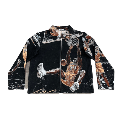 RDMCLOTHINGART tapestry hoodie SHAQ TAPESTRY JACKET