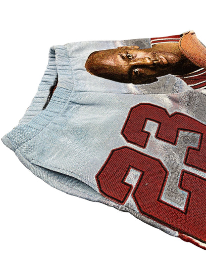 SKY BLUE TAPESTRY SHORT - RDMCLOTHINGART