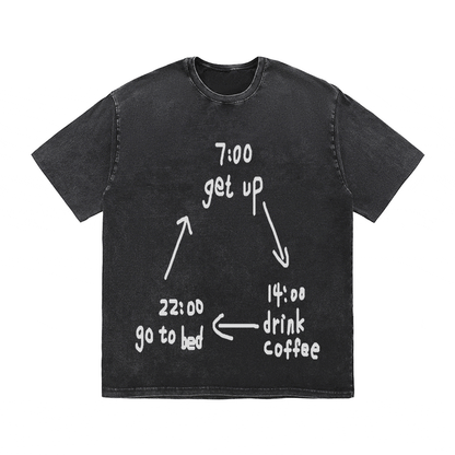 RDMCLOTHINGART tapestry hoodie SLOGAN HEAVY COTTON TEES-9477